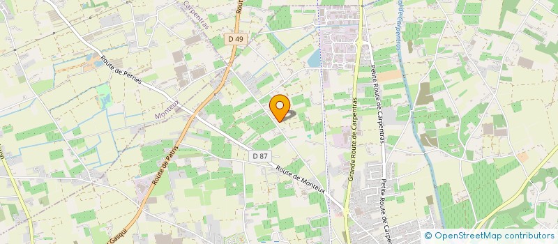 localisation de l'entreprise A. RIVOLLET  PERNES-LES-FONTAINES