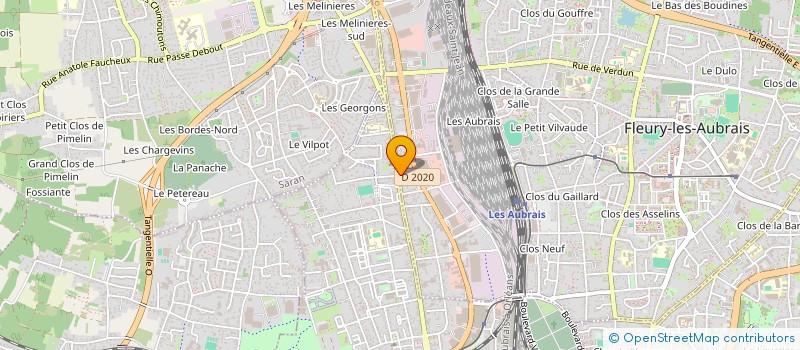 localisation de l'entreprise A-ROYFOOD à FLEURY LES AUBRAIS