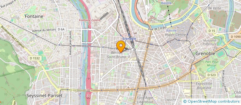 localisation de l'entreprise A. ROZIER ET COMPAGNIE à GRENOBLE