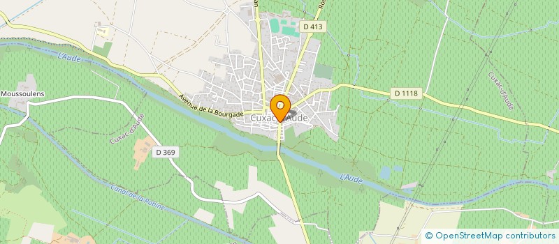 localisation de l'entreprise A'RT COIFFURE  CUXAC-D'AUDE