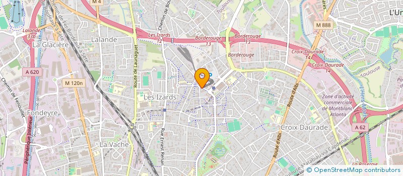 localisation de l'entreprise A'RT VEGETAL à TOULOUSE