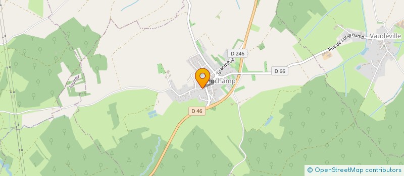 localisation de l'entreprise A. RUHIER PERE ET FILS  LONGCHAMP