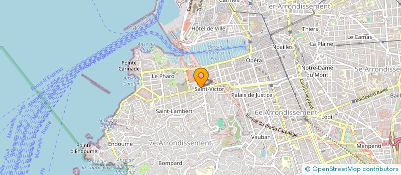 localisation de l'entreprise A.S.2.E. à MARSEILLE