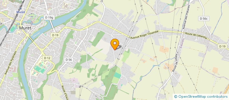 localisation de l'entreprise A.S.3.  MURET