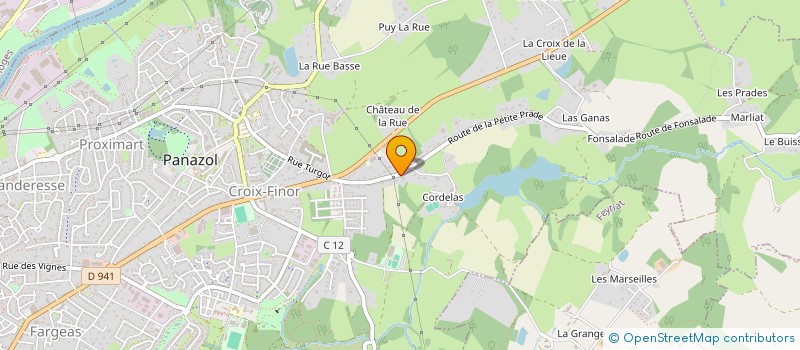 localisation de l'entreprise A S 3 I à PANAZOL
