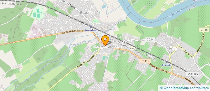 localisation de l'entreprise A.S 33 TRAVAUX BATIMENTS à CASTRES-GIRONDE