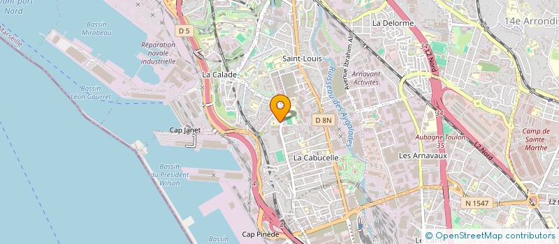 localisation de l'entreprise A S à MARSEILLE