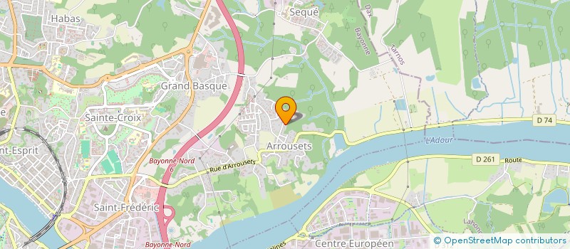 localisation de l'entreprise A S à BAYONNE