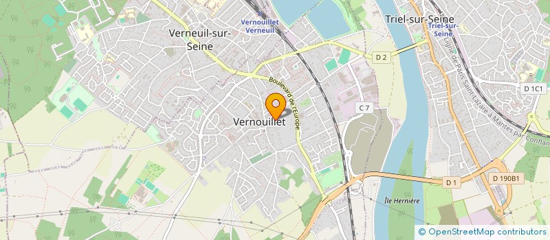 localisation de l'entreprise A.S. à VERNOUILLET