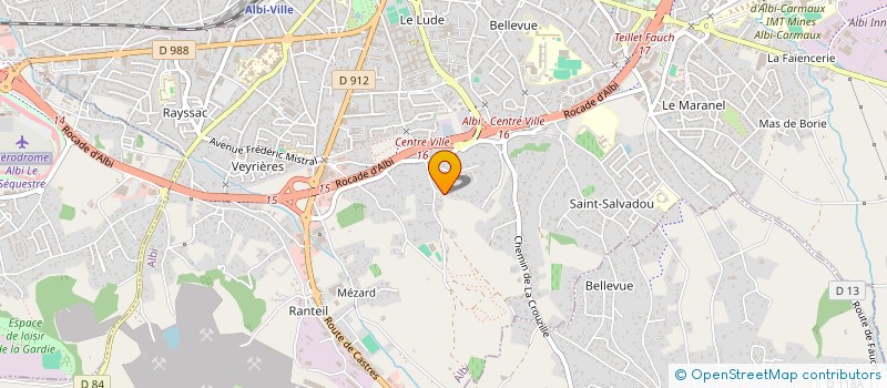 localisation de l'entreprise A.S 81 à ALBI