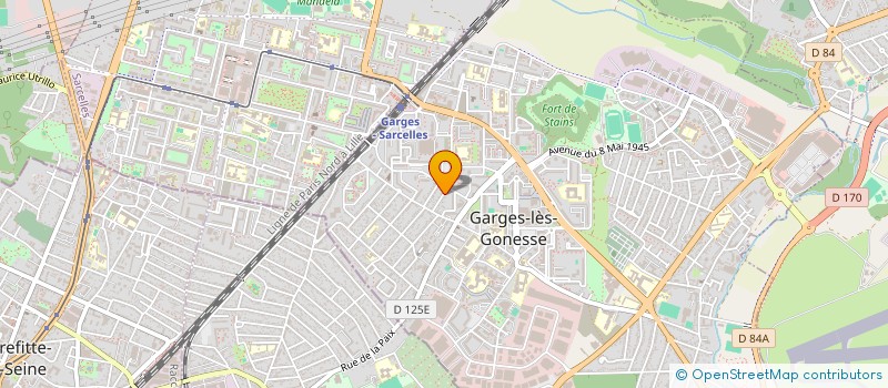 localisation de l'entreprise A.S. à GARGES-LES-GONESSE