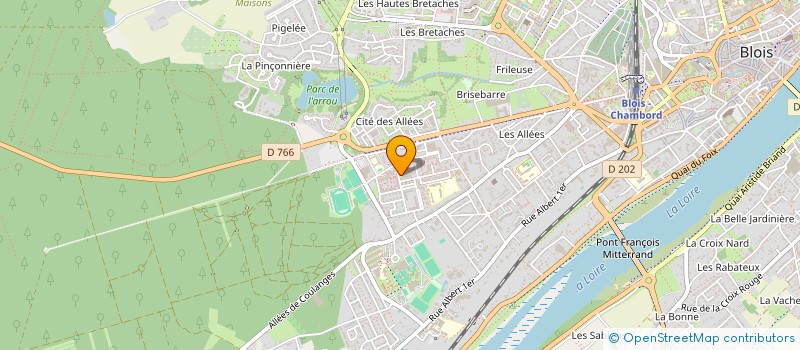 localisation de l'entreprise A-S  BLOIS