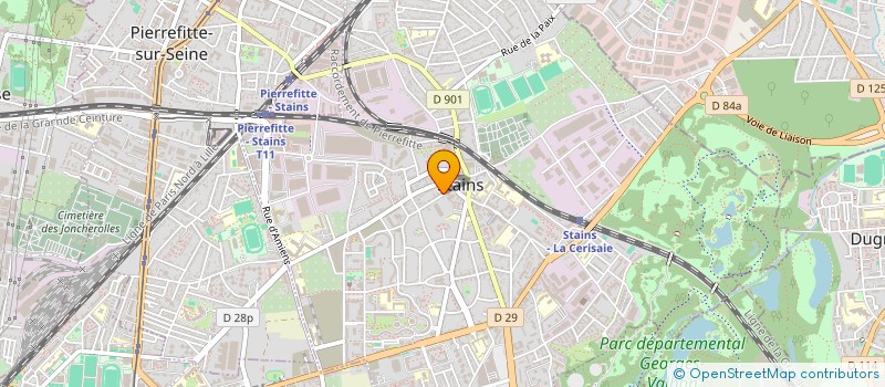 localisation de l'entreprise A S à STAINS