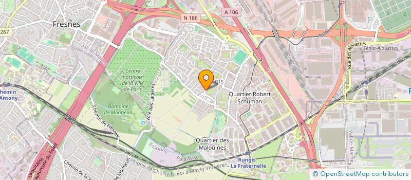 localisation de l'entreprise A&S  RUNGIS