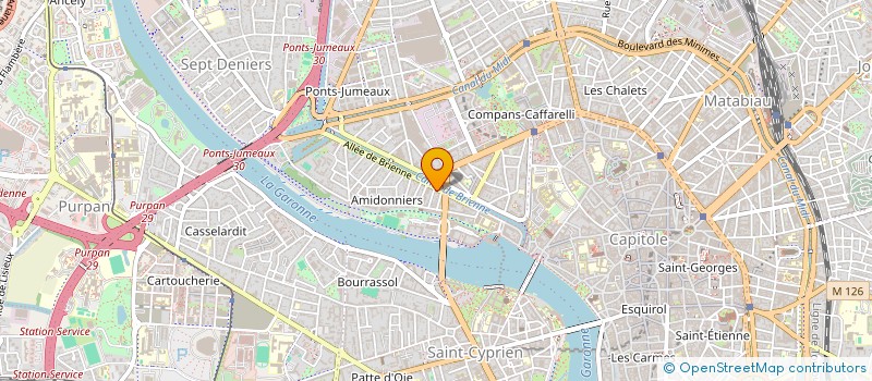 localisation de l'entreprise A.S  TOULOUSE