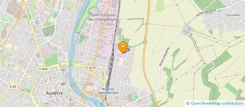 localisation de l'entreprise A.S.A AUTOMOBILES SERVICES AUXERROIS à AUXERRE