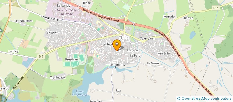 localisation de l'entreprise A.S.A. HOLDING  THEIX-NOYALO