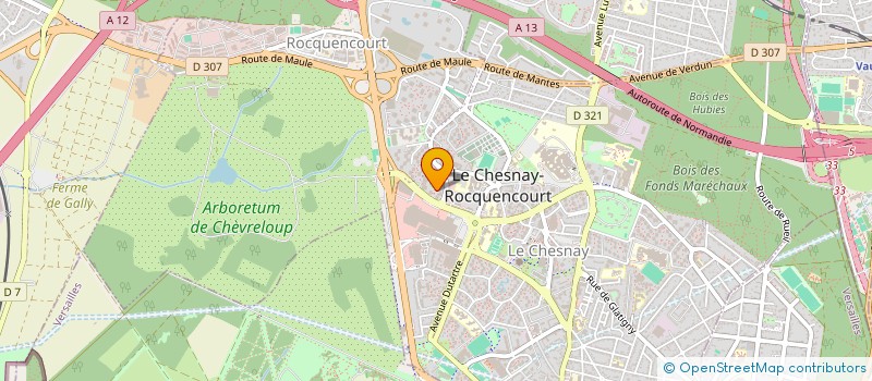 localisation de l'entreprise A.S.A.P à LE CHESNAY-ROCQUENCOURT