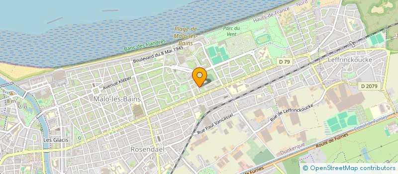 localisation de l'entreprise A.S.A/PURPLE WAVE à DUNKERQUE