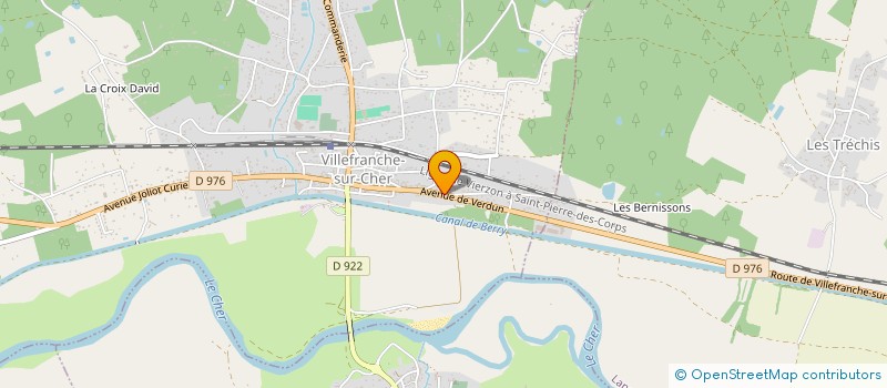 localisation de l'entreprise A.S.A.S. RALLYE  VILLEFRANCHE-SUR-CHER