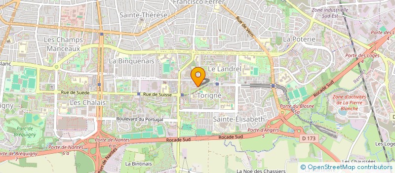 localisation de l'entreprise A.S. ANTILLES à RENNES
