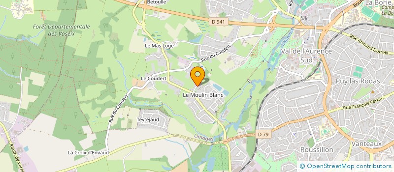 localisation de l'entreprise A.S AUTO à LIMOGES