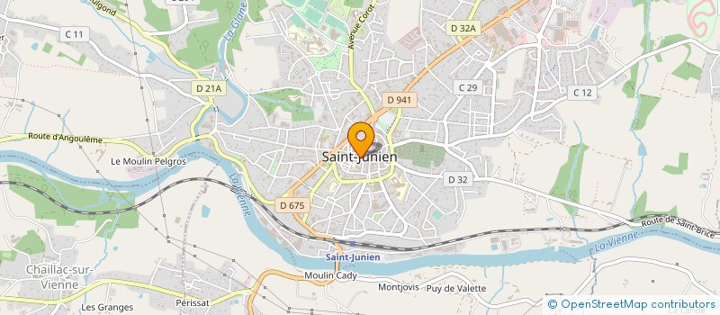 localisation de l'entreprise A.S. AUTOMOBILE TERRE DE ST.JUNIEN à SAINT-JUNIEN