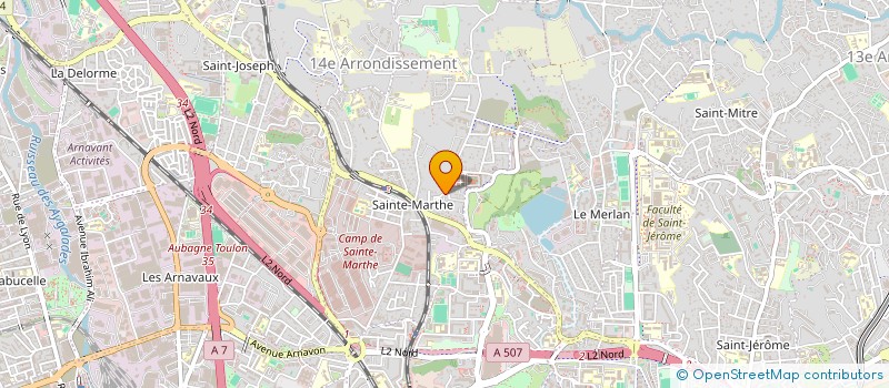 localisation de l'entreprise A. S AUTOMOBILES  MARSEILLE