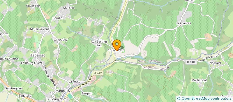 localisation de l'entreprise A S B  HAUX