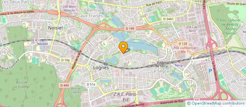 localisation de l'entreprise A.S.B SAHEL à LOGNES