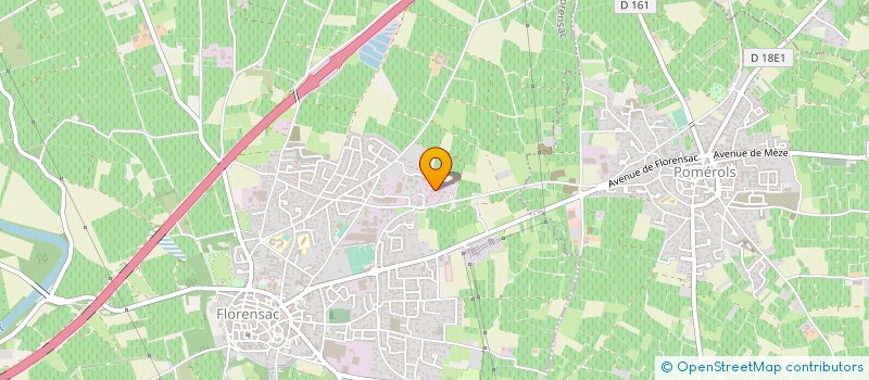 localisation de l'entreprise A.S. BATIMENT 34  FLORENSAC