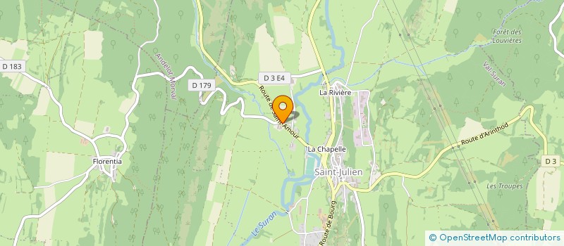 localisation de l'entreprise A S BOIS à VAL SURAN