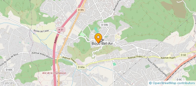 localisation de l'entreprise A.S BOISERIES à BOUC-BEL-AIR