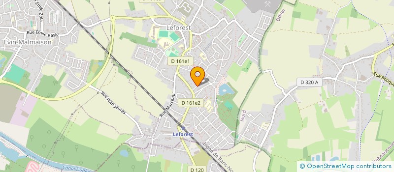 localisation de l'entreprise A S C  LEFOREST