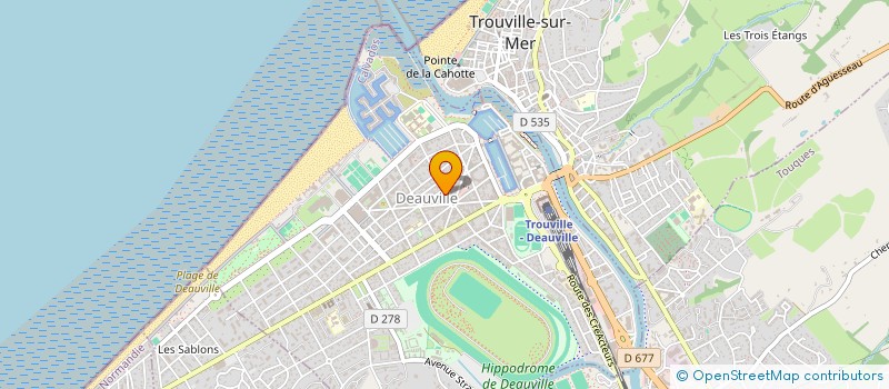 localisation de l'entreprise A.S.C 42 OLLIFFE à DEAUVILLE