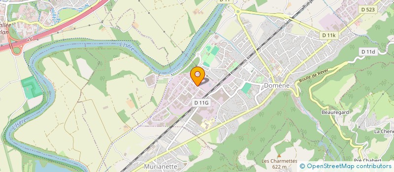localisation de l'entreprise A.S.C.  DOMENE