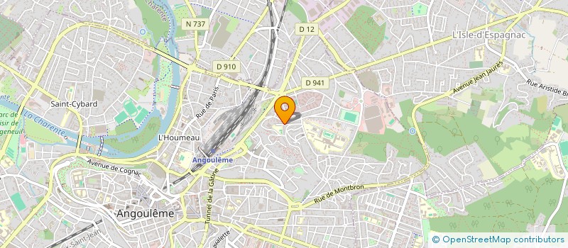 localisation de l'entreprise A.S.C à ANGOULEME