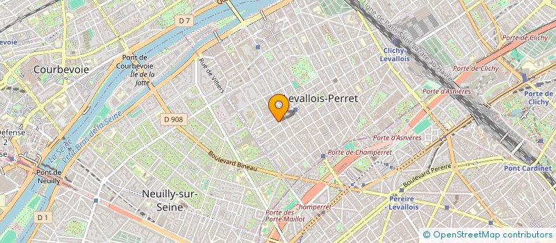localisation de l'entreprise A.S.C.AND PARTNERS à LEVALLOIS-PERRET