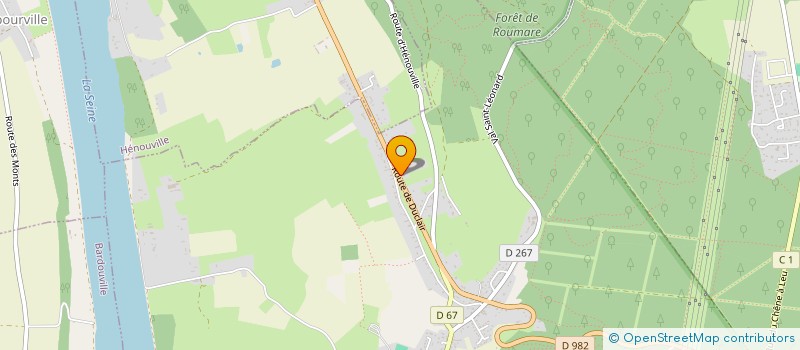 localisation de l'entreprise A.S.C.B  CANTELEU