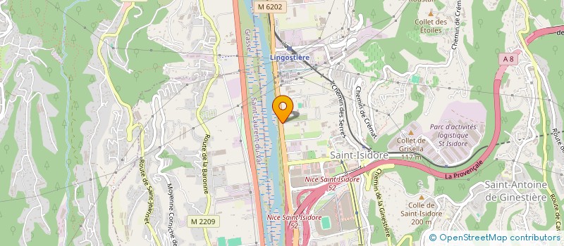 localisation de l'entreprise A S C D  NICE