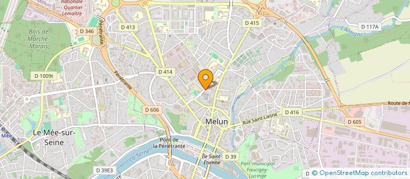 localisation de l'entreprise A.S.C.G.  MELUN