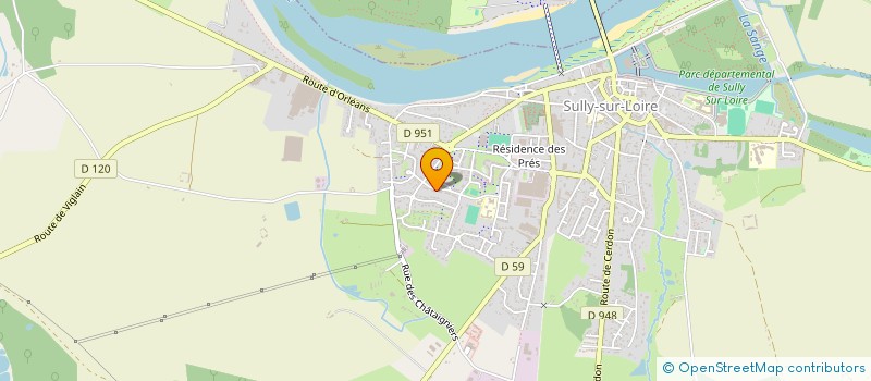 localisation de l'entreprise A.S.C. JEAN-MARIE BLANCHARD à SULLY-SUR-LOIRE