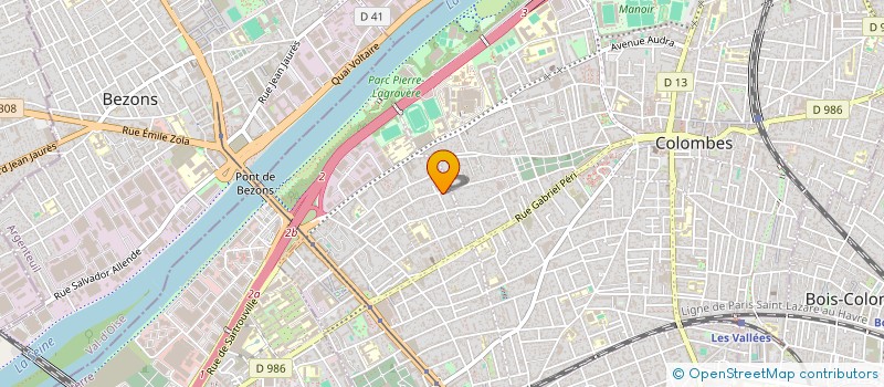 localisation de l'entreprise A S C M à COLOMBES
