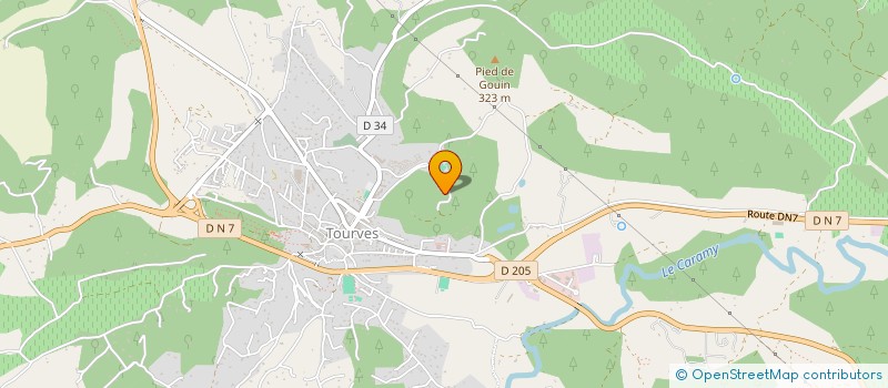 localisation de l'entreprise A S C T  TOURVES