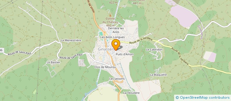 localisation de l'entreprise A S C VAR à GINASSERVIS