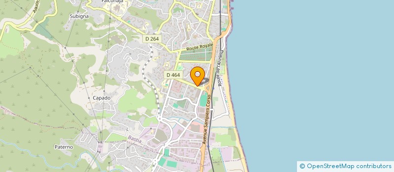 localisation de l'entreprise A.S CAFETERIA à BASTIA