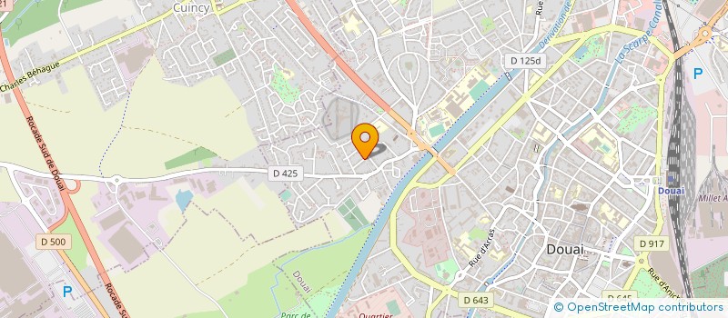 localisation de l'entreprise A S CHAUFFAGE SECURITE à DOUAI
