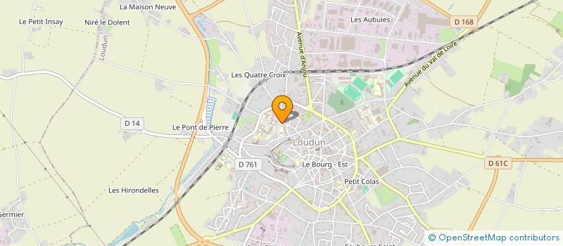 localisation de l'entreprise A.S. CHAVAGNES SAINT JOSEPH  LOUDUN