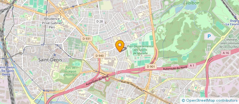 localisation de l'entreprise A.S.CHICHI  SAINT-DENIS