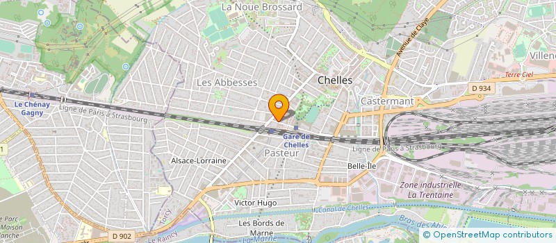 localisation de l'entreprise A.S. CHIRURGIEN à CHELLES